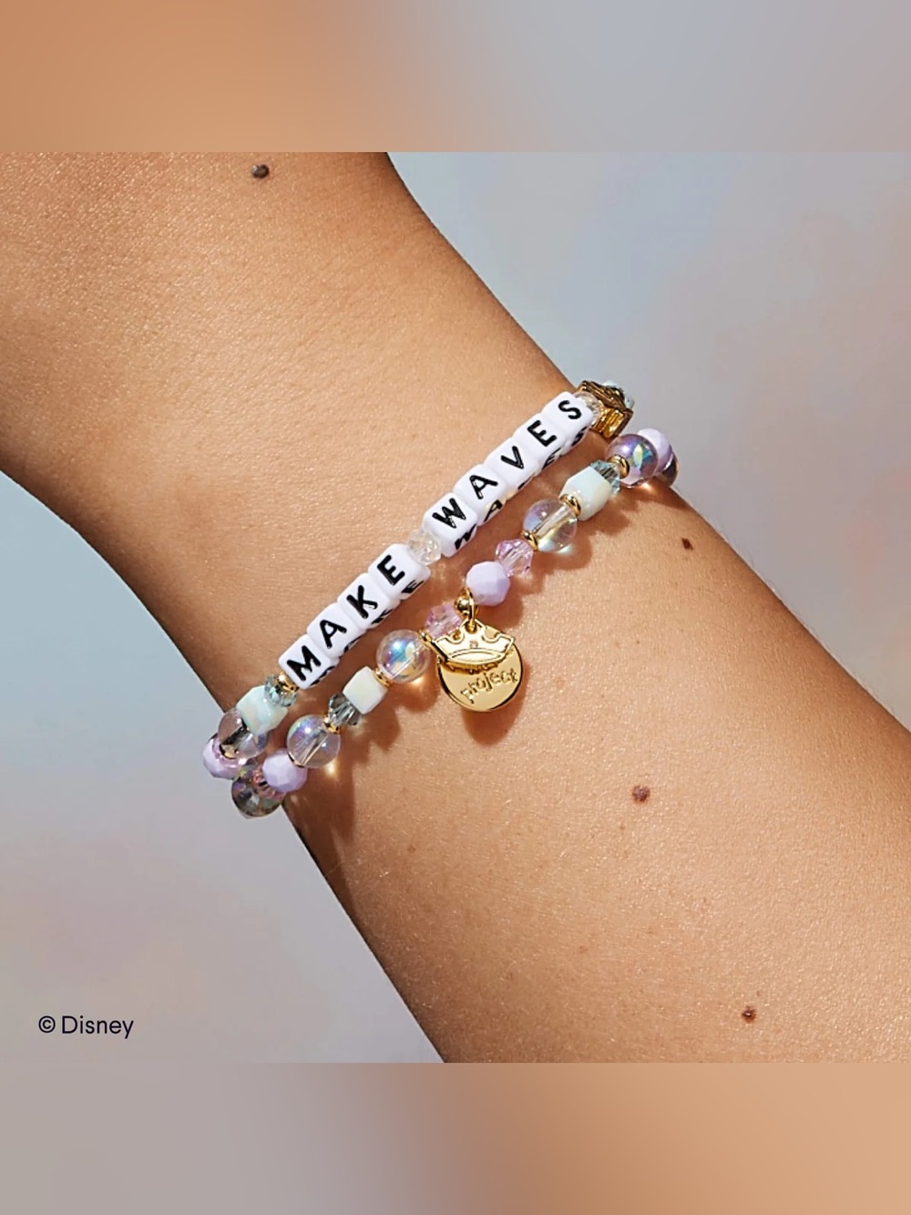 Little Words Project Disney Princess Ariel "Make Waves" Bracelet - Picture 3 of 5
